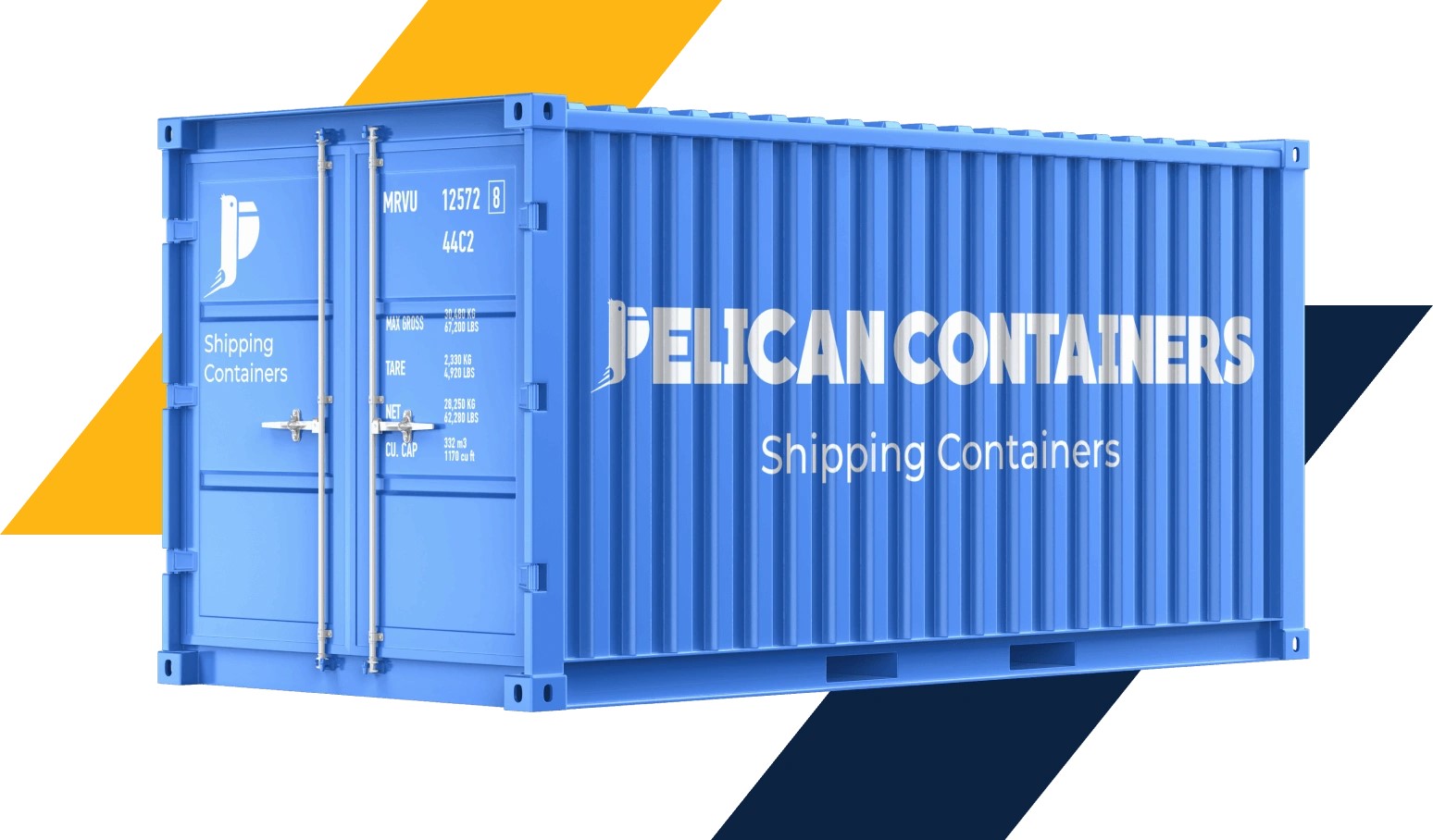 Blue Lumina Connex Boxes shipping container